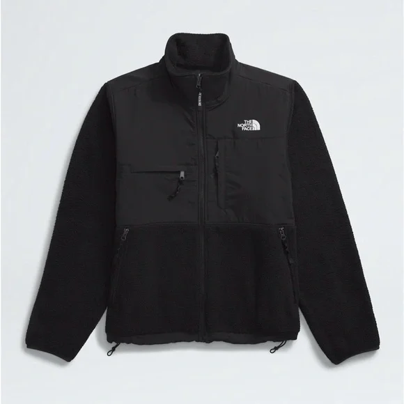 The North Face Black Fleece Jacket Retro Denali Jacket Windbreaker Ski S…